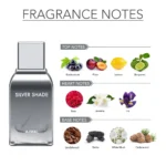 Perfume Silver Shade 100ml For Men By Ajmal Perfumes - Image 2